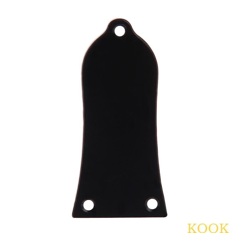 KOOK 3 หลุม Bell Shape พลาสติก Bell สไตล์กีตาร์ไฟฟ้า Truss Rod Cover สําหรับ Gibson