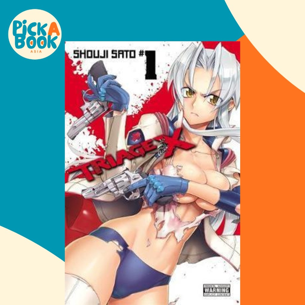 - Triage X, Vol. 1 โดย Shouji Sato (ฉบับสหรัฐอเมริกาปกอ่อน)