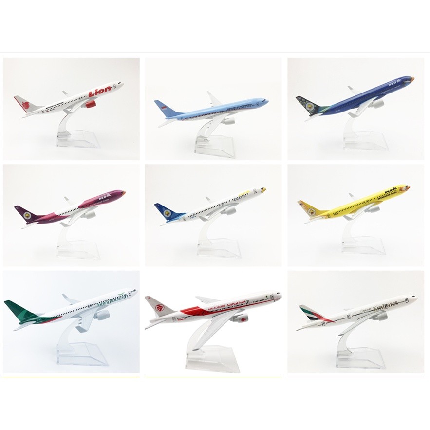 เครื่องบินรุ่น 16CM Boeing B747B757B777B787 series alloy solid Model เครื่องประดับเครื่องบิน