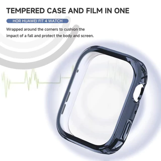 เพชร/ TPU/ กระจกนิรภัย PC กรณี for Smartwatch Huawei Watch Fit 4 / Fit 4 Pro เคสฟิล์มป้องกันหน้าจอ