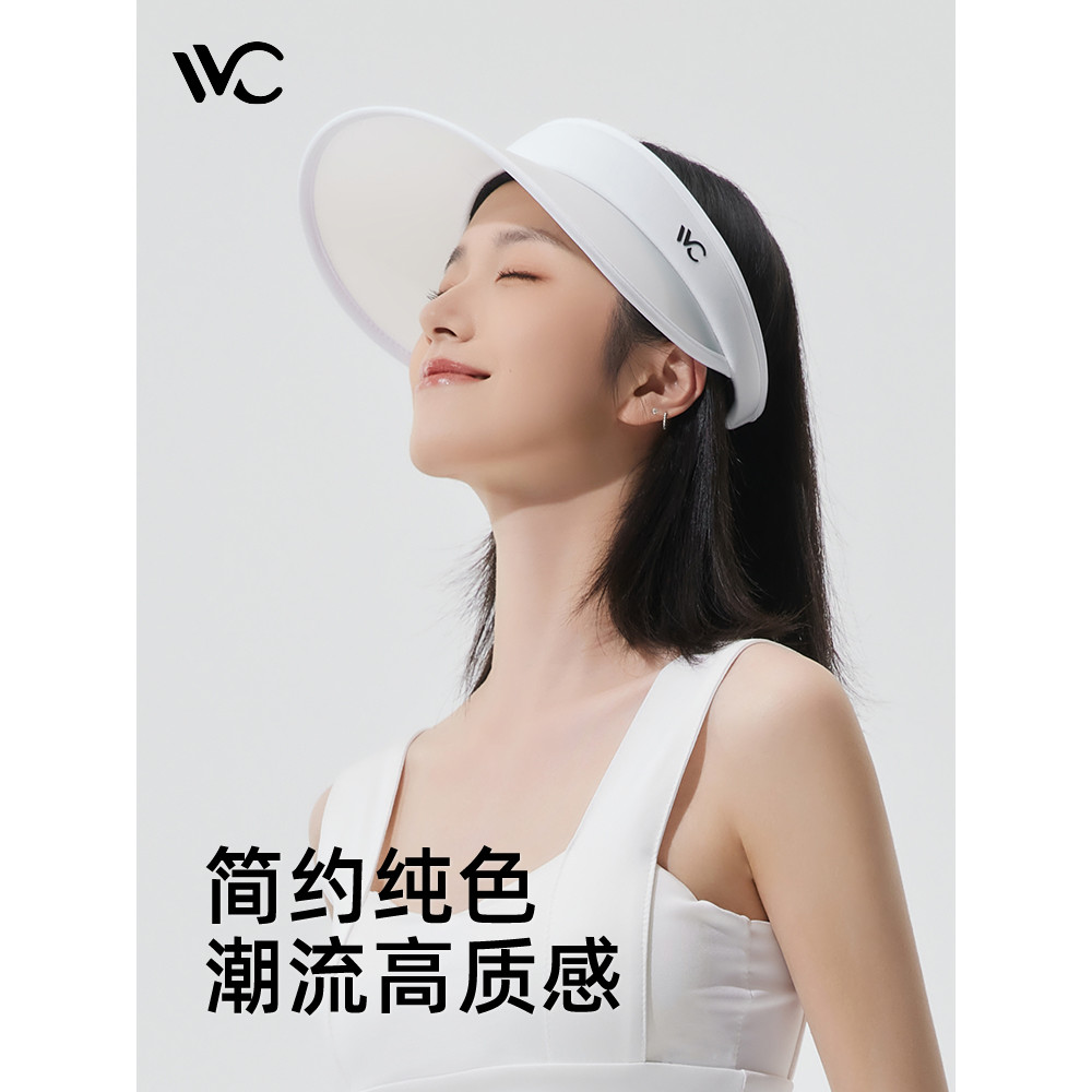 VVC หมวกกันแดดผู้หญิงปีกกว้าง แบบเปิดกระหม่อม UPF50+ ปกป้องทั้งใบหน้า สำหรับฤดูร้อน ราคา ถูกที่สุด ดีลบีเคเค แกลเลอรีภาพที่ 3