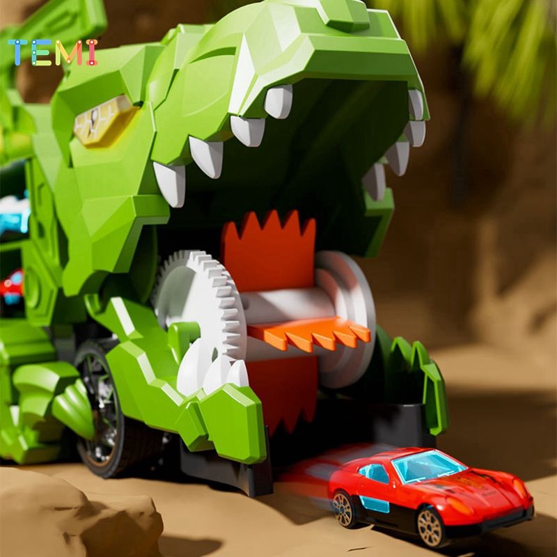TEMI ไดโนเสาร์ Devouring รถพับ Rail รถบรรทุกเปิดตัวโลหะผสม Catapult ของเล่นไดโนเสาร์ ราคา ถูกที่สุด ดีลบีเคเค แกลเลอรีภาพที่ 5