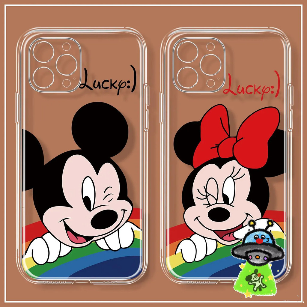 Tempting Mickey และ Minnie เคสโทรศัพท์เหมาะสําหรับ Vivo V25/V25e V27/V27 Pro V27e V29 5G V29E 5G T1 