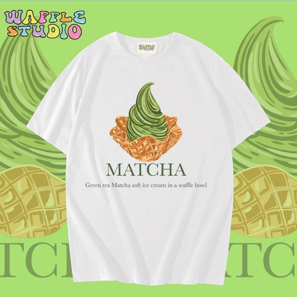 [ ส่งฟรี 🔥 ] WS1523 เสื้อยืดโอเวอร์ไซส์ ผ้าคอตตอน เสื้อยืดเกาหลี เสื้อยืด  WAFFLE STUDIOS-5XL