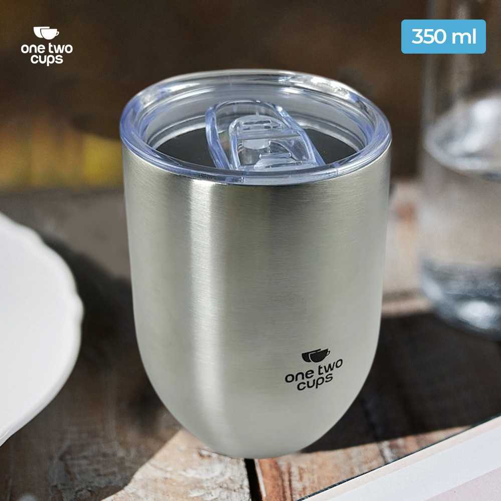 แก้วกาแฟ One Two Cups Egg Shaped Stainless Steel 350ml - TR-321