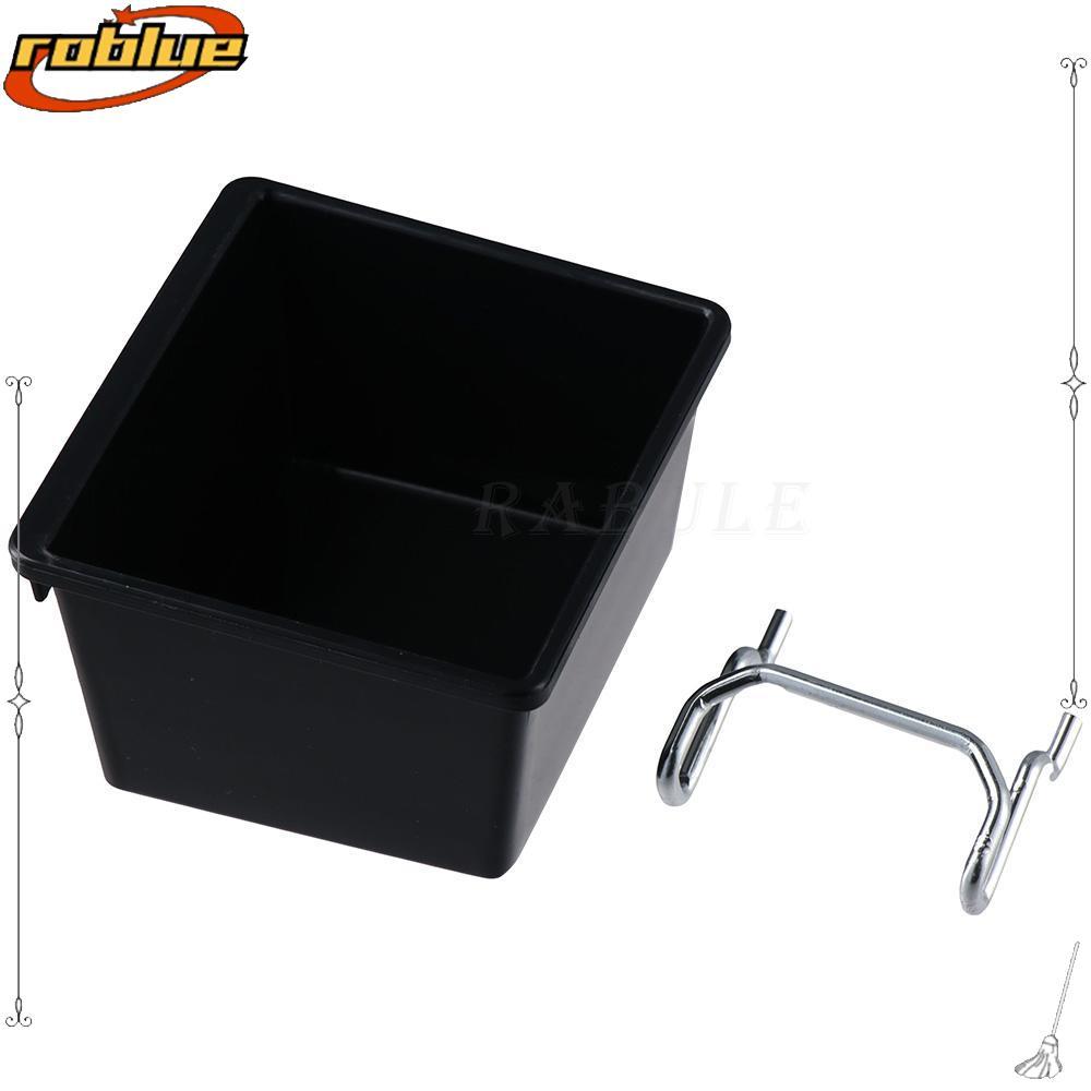 ROBLUE 1/6 Set Hooks Assortment Garage Workbench Office Workshop Pegboard Box