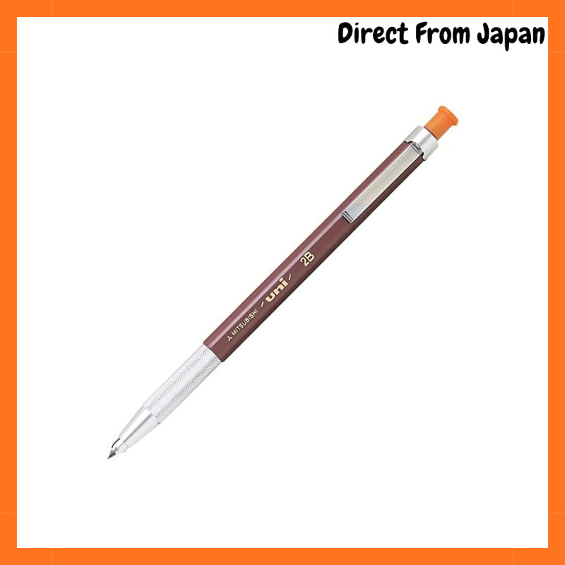 Mitsubishi Pencil Uni-Holder 2 Mechanical Pencil 2B Orange MH5002B