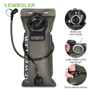 Newboler 1.5L 2L 3L กระเพาะปัสสาวะน้ํา PEVA BPA-Free Running Hydration กระเพาะปัสสาวะแบบพกพาถุงน้ําสําหรับเดินป่าขี่จักรยาน Hydration เสื้อกั๊กกระเป๋าเป้สะพายหลัง