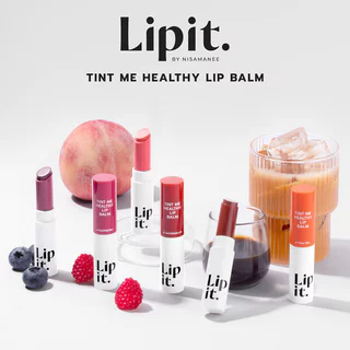 Lip It Tint Me Healthy Lip Balm 3g #02 Watermelon ทินท์บาล์ม ลิปอิท เติมสีฉ่ำ พร้อมมอบการบำรุงอย่างล้ำลึก.