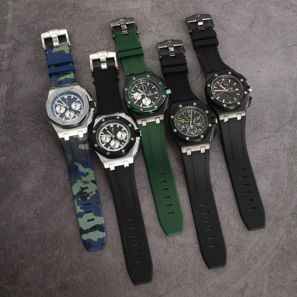 Aaa นาฬิกาควอทซ์ธุรกิจแบรนด์ ap audemars นาฬิกาผู้ชายและผู้หญิงนาฬิกาลายพราง