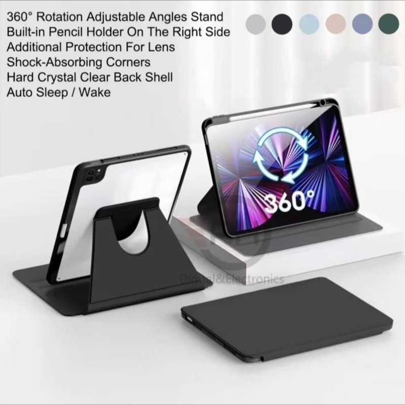 สําหรับ Infinix Xpad 11 2024 Xpad 20 11 2025 360° หมุนได้พร้อมที่ใส่ดินสอ เคส
