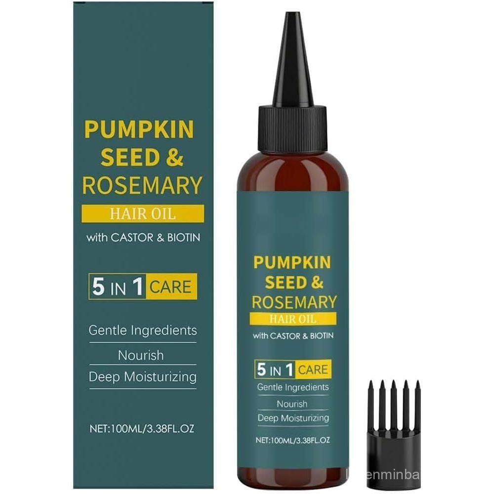 Pumpkin Seed And Rosemary Hair Oil Organic Rosemary Hair Oil For Hair & Scalp Repairs Dry And Damage