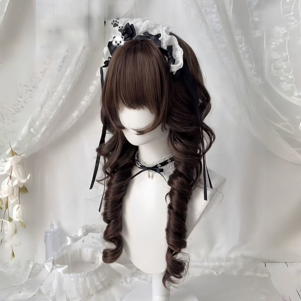 วิกผมแมงกะพรุนหัวเจ้าหญิง สไตล์โลลิต้า ทนความร้อน ใช้งานได้ทุกวัน - รูปที่ 4