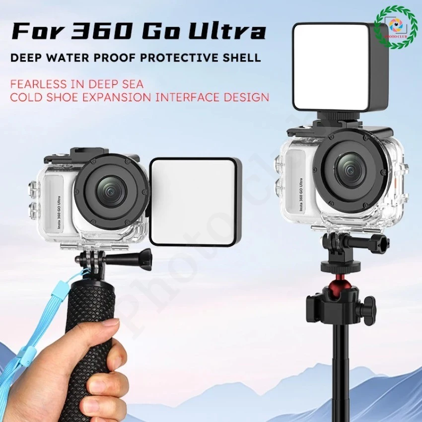 สําหรับ Insta360 GO Ultra เคสกันน้ําใต้น้ํา 50M ดําน้ําป้องกันกรณีสําหรับ 360 Go Ultra thumbnail 3