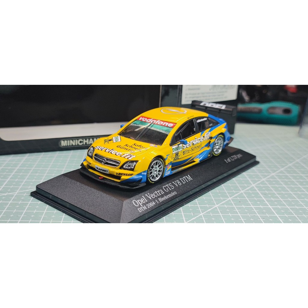 OPEL OPEL Vectra gts v8 1/43 dtm Racing Model ไม่มีข้อบกพร่องที่เชื่อฟัง