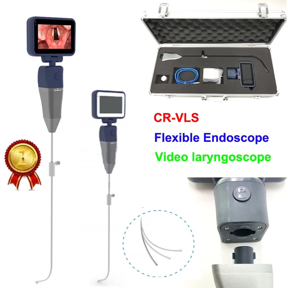 Ent ยืดหยุ่นกล้อง Endoscope Reusable Digital Video Laryngoscope Bronchoscope Otoscope ผู้ใหญ่ Pediat