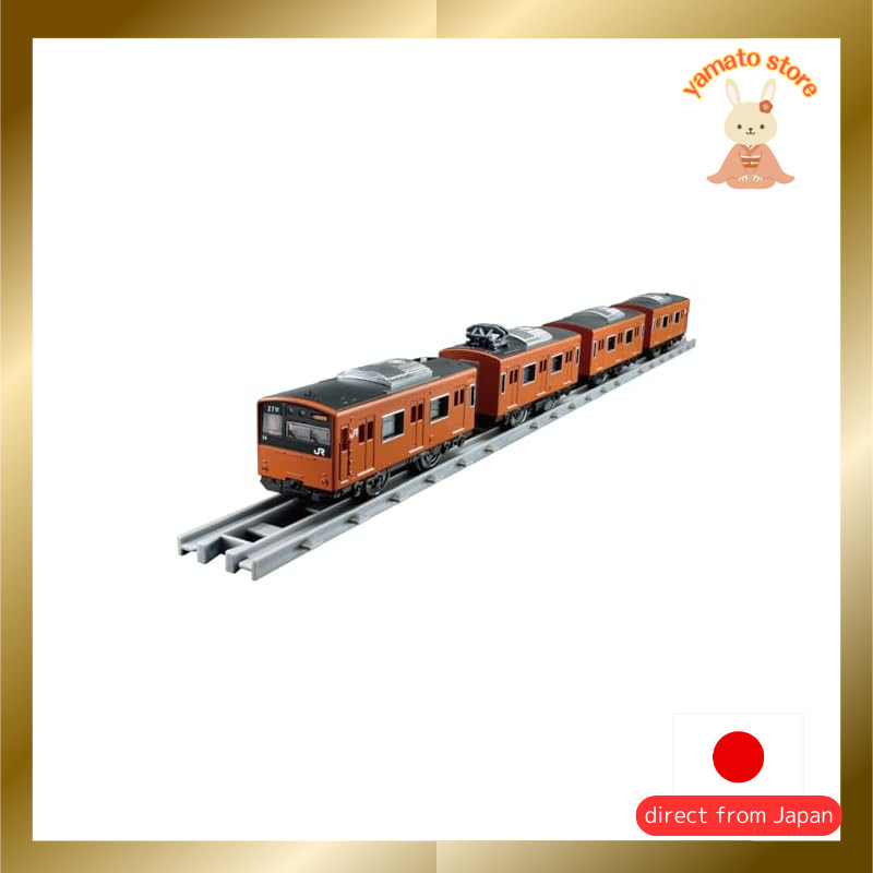 Takaratomy Plarail Real Class 201 Series Commuter Train (JR West - Orange)