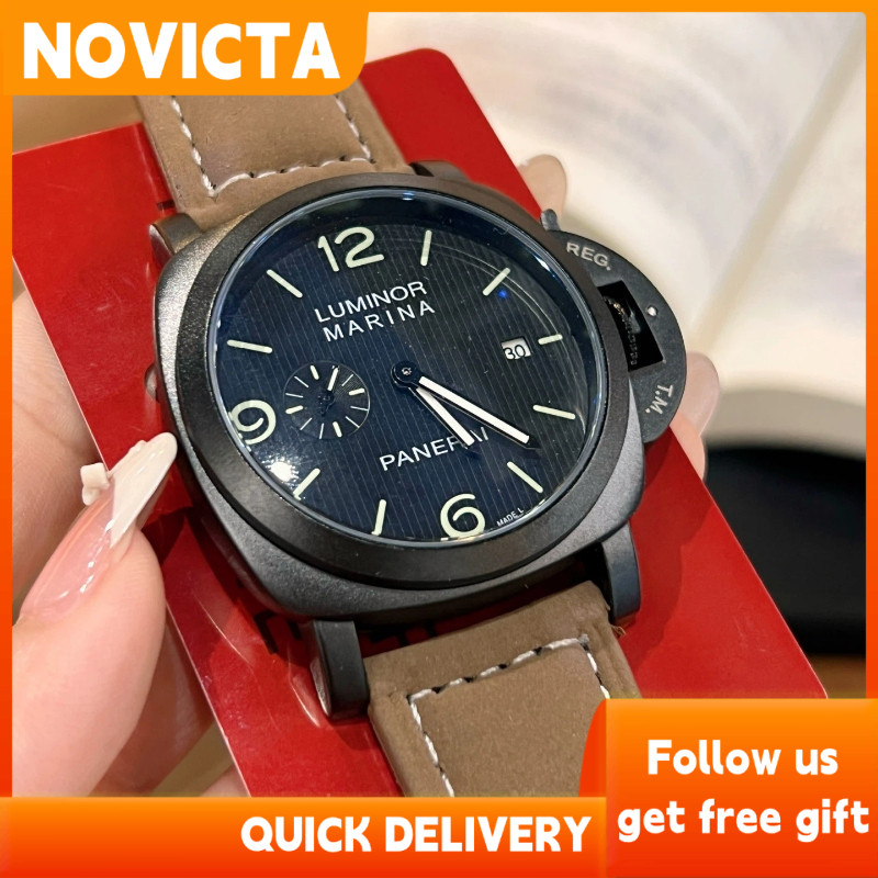 PNH Quartz นาฬิกาผู้ชาย 44MM BIG DAIL WATCH