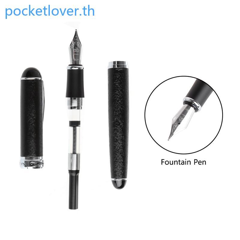 Poc JINHAO X750 Medium Nib Fountain Pen อุปกรณ์เครื่องเขียนเครื่องมือเขียน