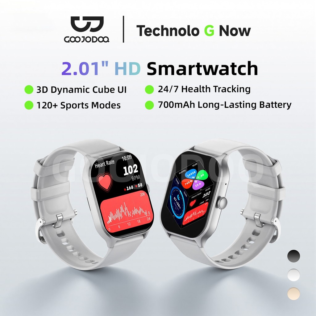 GOOJODOQ 700mAh สมาร์ทวัช 2.01 