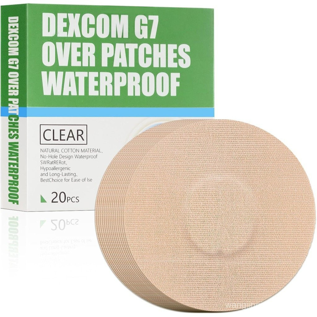 แพทช์โอเวอร์กันน้ํา Dexcom G7 CGM - ไม่ต้องทาสติกเกอร์ มีระบบระบายอากาศ ไม่มียาง-latex ถอดง่ายไม่ทิ้