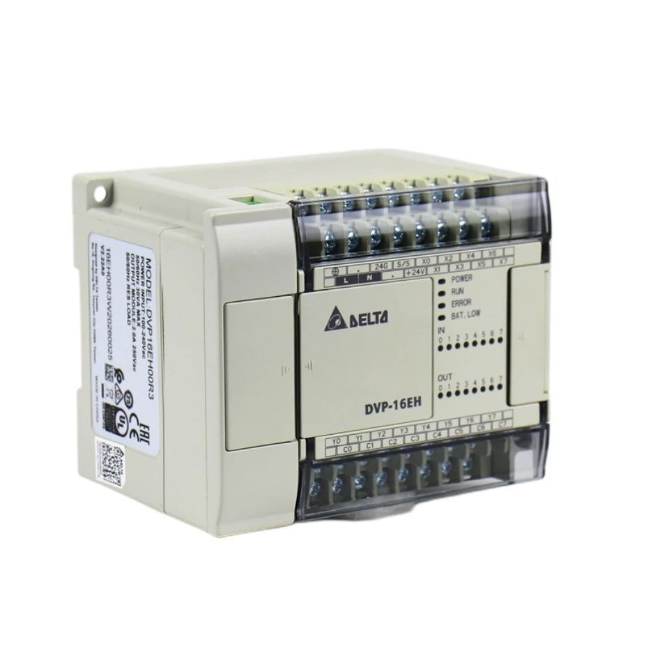 บรรจุภัณฑ์เดิม Original Delta PLC DVP-14ES คอนโทรลเลอร์ที่ตั้งโปรแกรมได้โมดูล CPU DVP14ES00R2