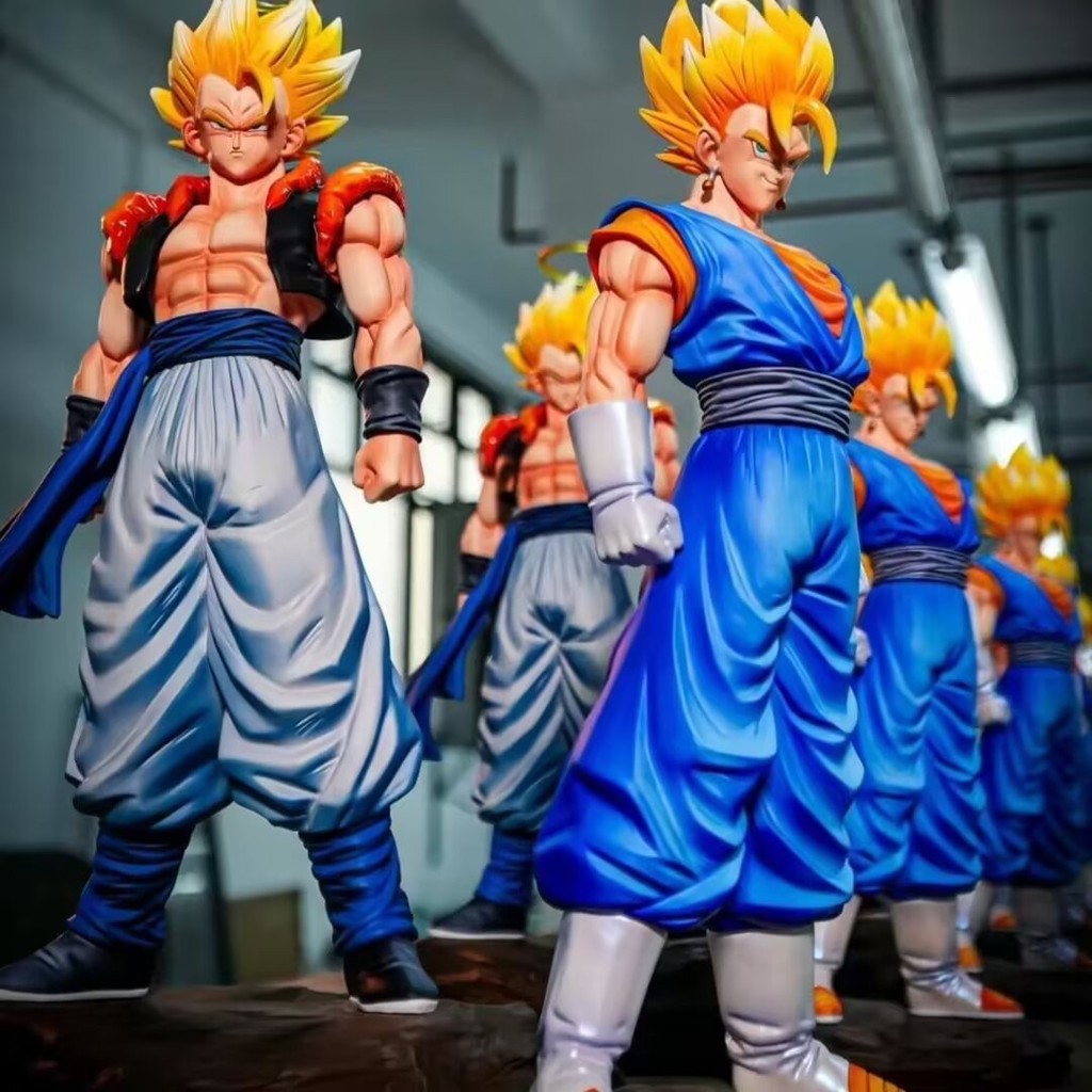 7 Dragon Ball JT Mountain River Double King 3.0 Gogeta Vegeta รูปอะนิเมะ สินค้า GK เดสก์ท็อปตกแต่ง