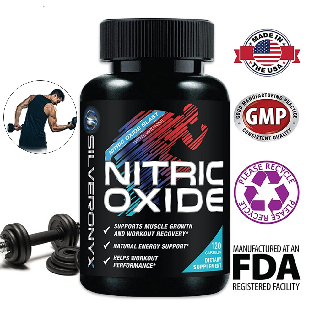Nitric Oxide Booster พร้อมสูตร L-Arginine & L-Citrulline | ความอดทนกล้ามเนื้อประสิทธิภาพการออกกําลัง