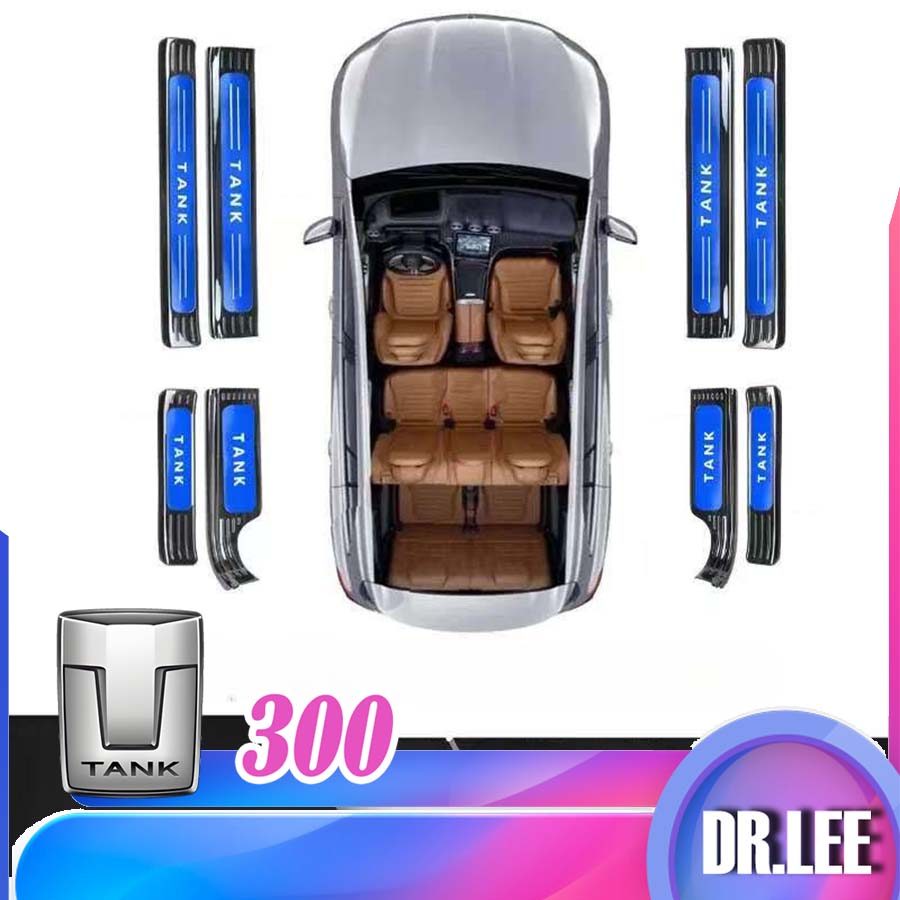 [READY]GWM TANK 300 Stainless Steel Threshold Strip Body Kit tank300 Car Decoration Accessories KR4J