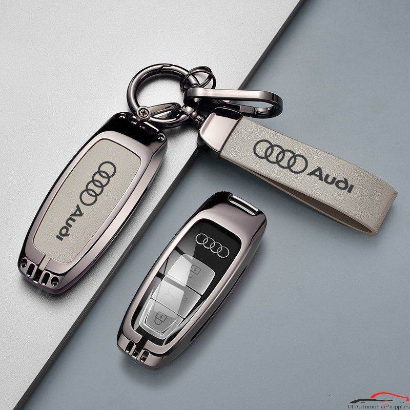 ออดี้สังกะสีอัลลอยด์กุญแจรถยนต์สําหรับ a6L / a7 / q2 / q3 / q5 / q8 / a8 / a3