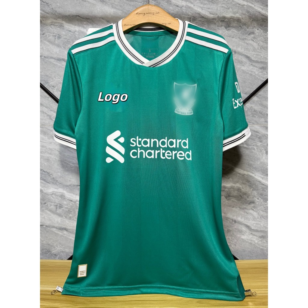 Liver Pool Player 2025/26 เสื้อยืดเสื้อฟุตบอลแขนสั้นที่สามสําหรับผู้ชายพร้อม #11 ม.สลาห์