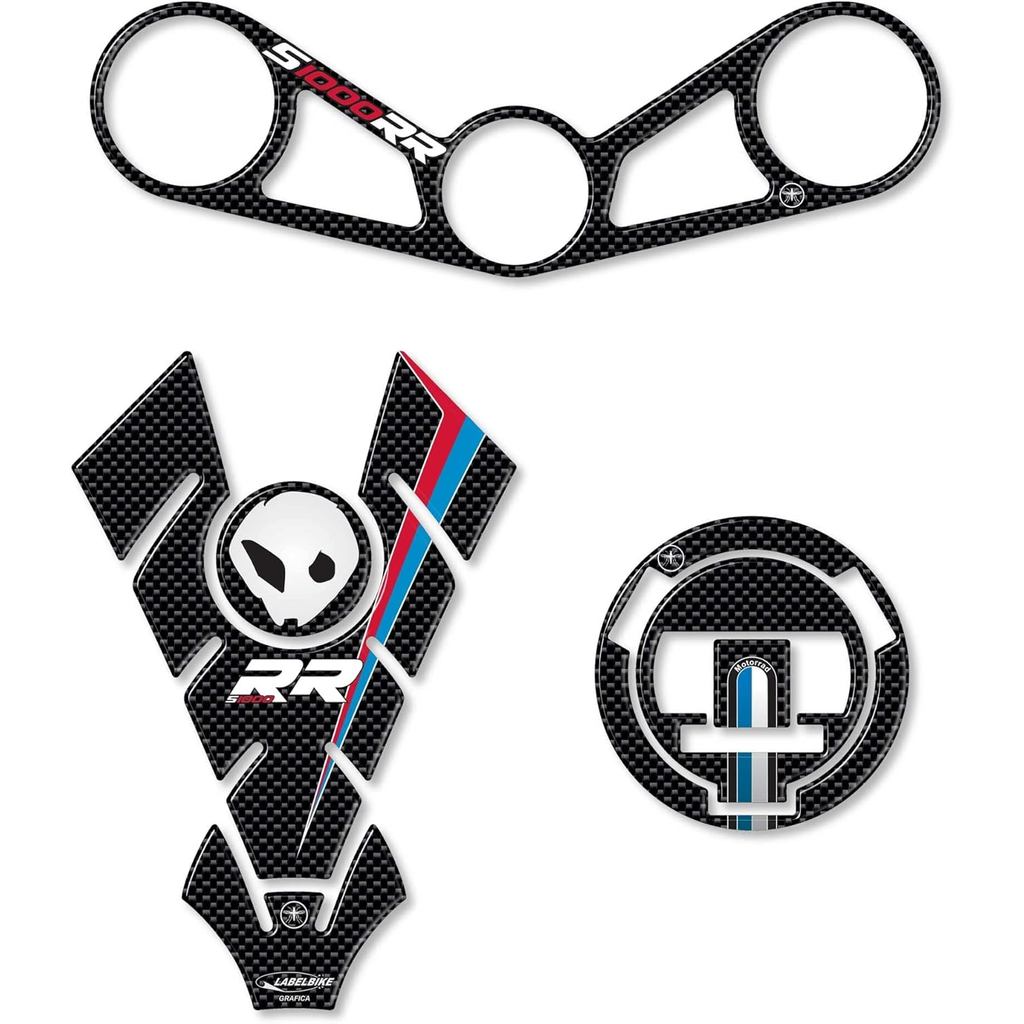 Labelbike - ชุด S1000 RR สติ๊กเกอร์ 3D Protections มอเตอร์ไซค์ ใช้ได้กับ BMW S1000RR 2012-2014