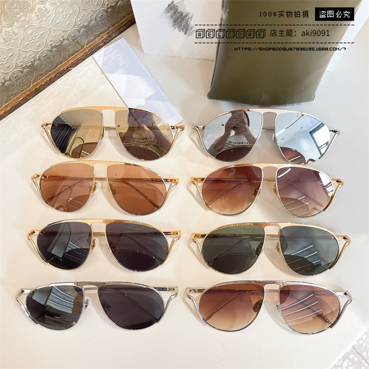 9UM8 Loe** European and American Style Women's Sunglasses Fashion Toad Frame Sunglasses Trendy Men l