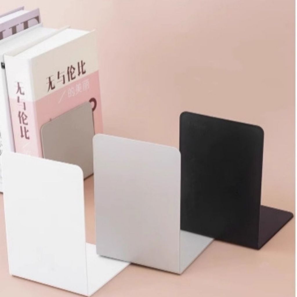 ที่คั่นหนังสือโลหะ ที่คั่นหนังสือมินิมอล ที่ตั้งหนังสือบนโต๊ะ ที่จัดระเบียบหนังสือ