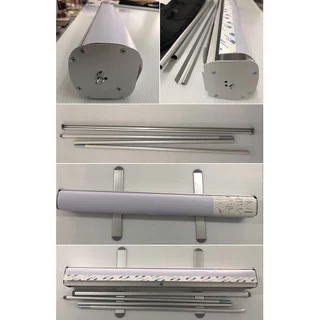 ขาตั้งป้ายโรลอัพ สแตน ป้ายโรลอัพ ป้ายโฆษาณา ขาตั้งป้าย โครงตั้ง EB 80x200cm 85 โรลอัพ Easy full frame