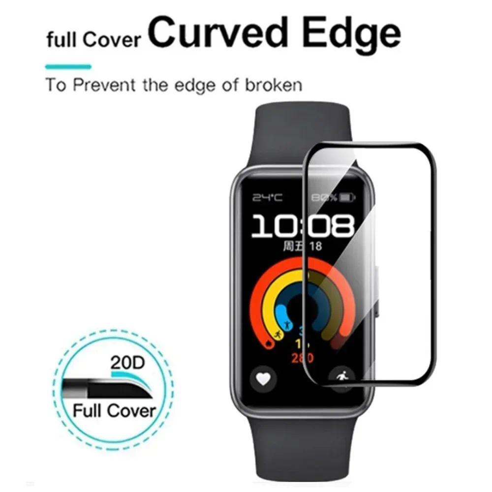 ฟิล์มป้องกันนาฬิกาหน้าจอฟิล์ม TPU ป้องกันรอยขีดข่วนสําหรับ Honor Band 10 9 7 6