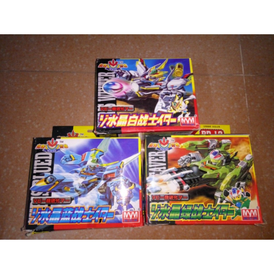 อเมริกันในประเทศ Yamei ประกอบรุ่น Pinball Man Pinball Excalibur คริสตัลสีขาว/สีฟ้า/สีเขียวนักรบพร้อม