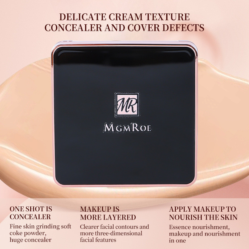 โปร่งแสง Repairing Cushion CC ครีมคอนซีลเลอร์ Skin Tone Moisturizing Long-Lasting แห้งผสมน้ํามัน Ski