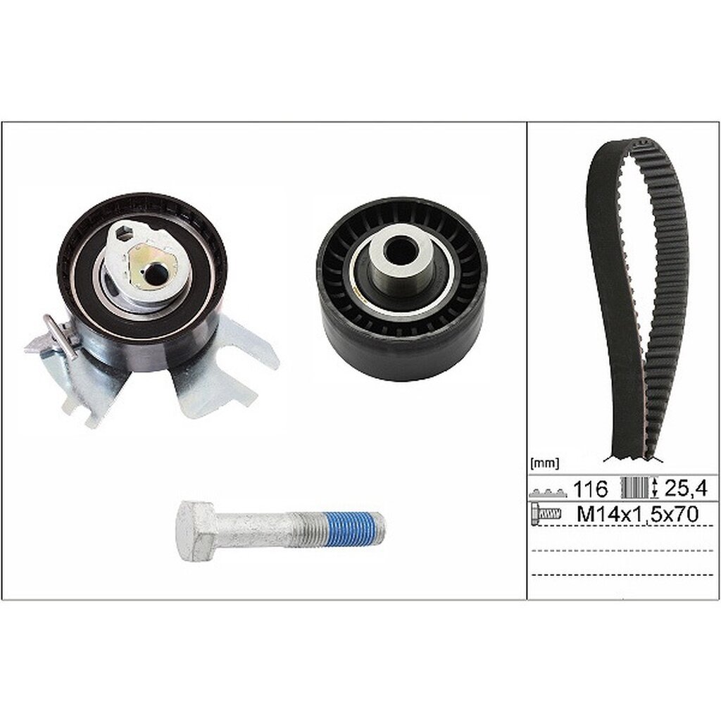 ชุดสายพานไทม์มิ่ง FORD FOCUS MK2 2.0 ดีเซล VOLVO S40 S80 V50 V70 D4204T 2.0 CITROEN C4 C5 EXPERT