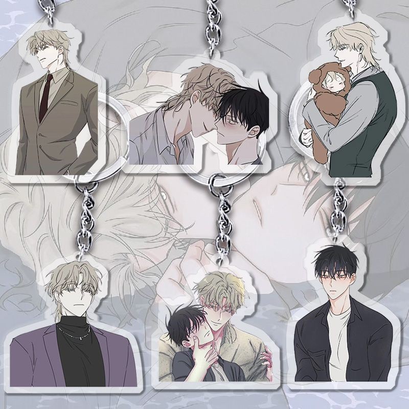 น้ําต่ําใน Twilight พวงกุญแจ Anime Night โดย Sea Yeo TaeJu Kim EuiHyun อะคริลิค Key Chain Man เกาหลี