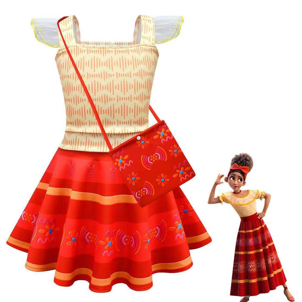 ชุดคอสเพลย์เจ้าหญิง Encanto สำหรับปาร์ตี้ฮาโลวีน