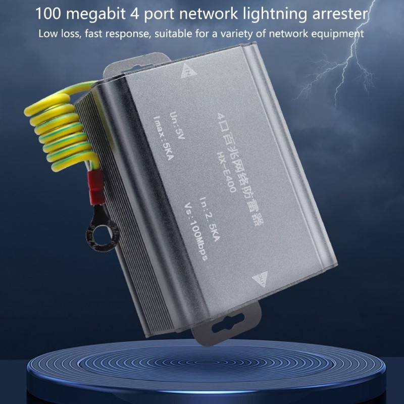 WU Ethernet Surge Protectors POE Surge Protections สําหรับอุปกรณ์ตรวจสอบต่างๆ