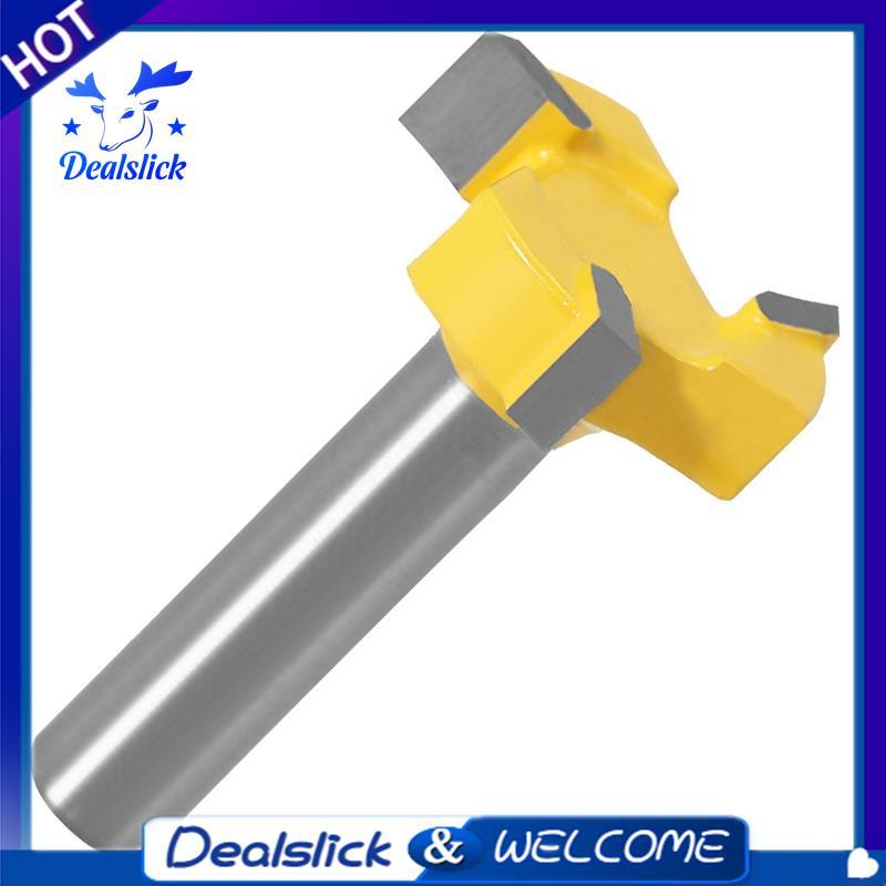 8 มม.Shank 3 ฟัน T-Slot Router Bit Milling Straight Edge Slotting Milling เครื่องตัดตัดสําหรับไม้ไม้
