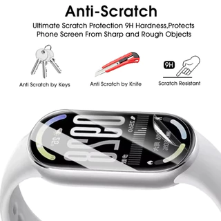 ฟิล์มป้องกันหน้าจออุปกรณ์เสริม กระจกนิรภัย 3D / Hydrogel TPU นุ่มภาพยนตร์ for Xiaomi Mi Band 8 NFC for MiBand 10 9
