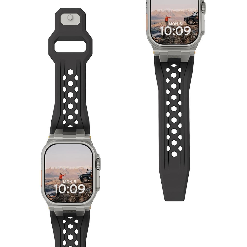 UAG ออกแบบมาสําหรับ iWatch Band 49/46/45/44mm Monarch - iWatch Series Ultra 3/Ultra 2/Ultra/4-S11/SE3/SE2/SE Premium Sport Breathable เปลี่ยนสายนาฬิกา