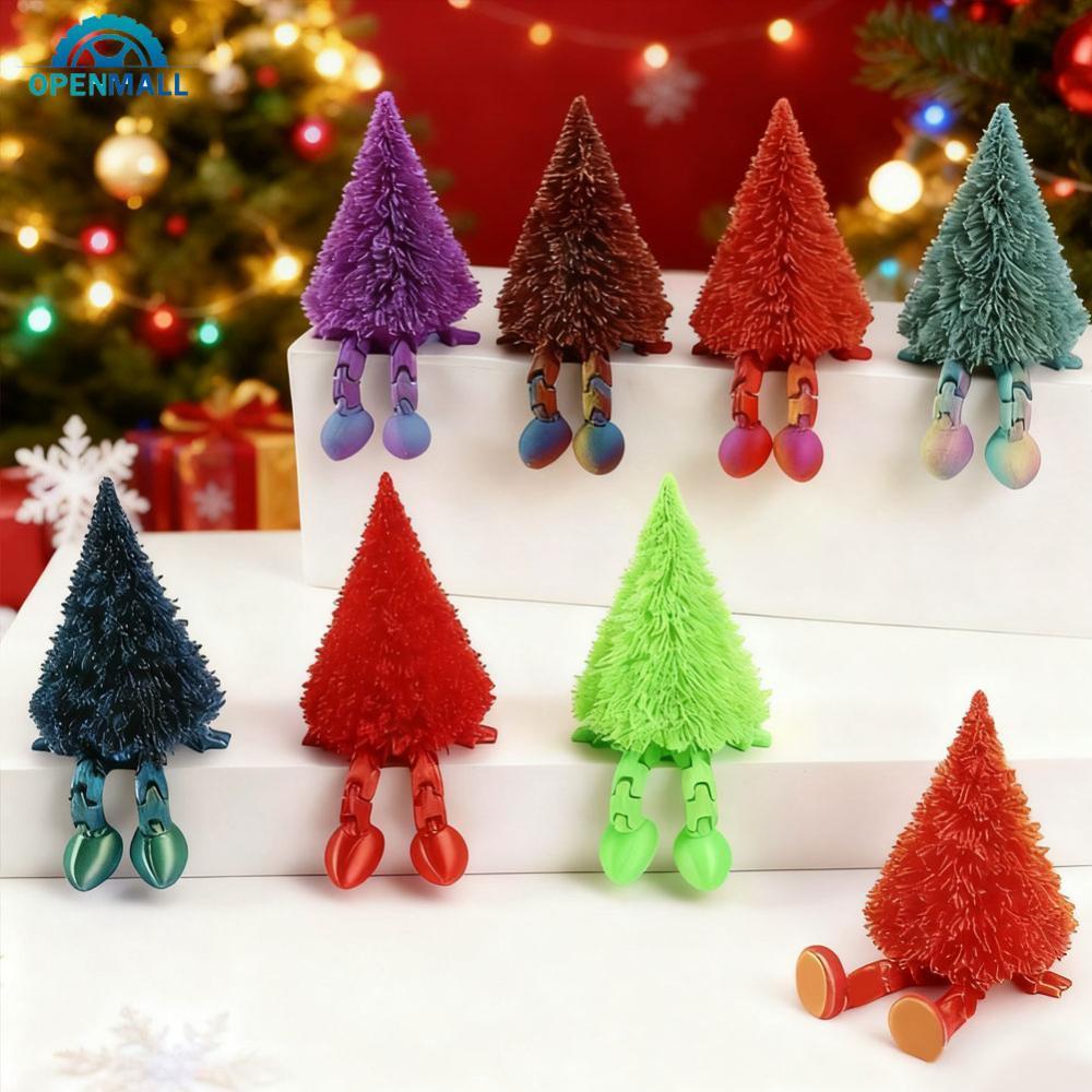 OPENMALL 3D พิมพ์เครื่องประดับต้นคริสต์มาสพร้อมข้อต่อที่สามารถเคลื่อนย้ายตกแต่งคริสต์มาสงานรื่นเริงร