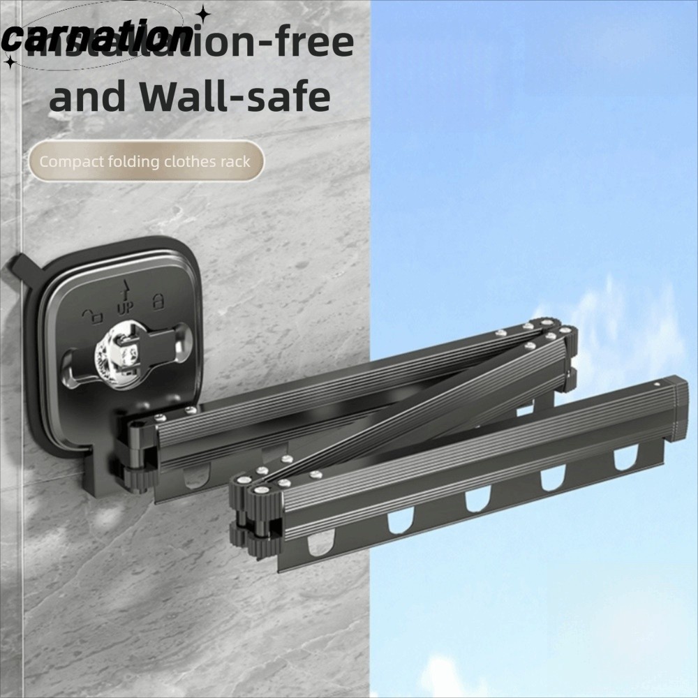 Carnation Drying Rack Space Saving Foldable Clothes Hanger Rotating Laundry Drying Rack For Laundry 