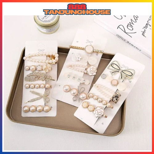 TJH ELEGANT 5in1 ชุดกิ๊บมุกเกาหลี IR132