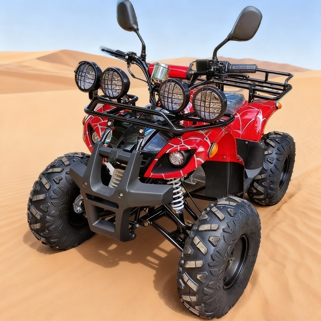 125CC atv รถจักรยานยนต์ออฟโรด All Terrain สี่ล้อไฟฟ้า atv Kart Car รุ่นไฟฟ้าขนาดเล็ก