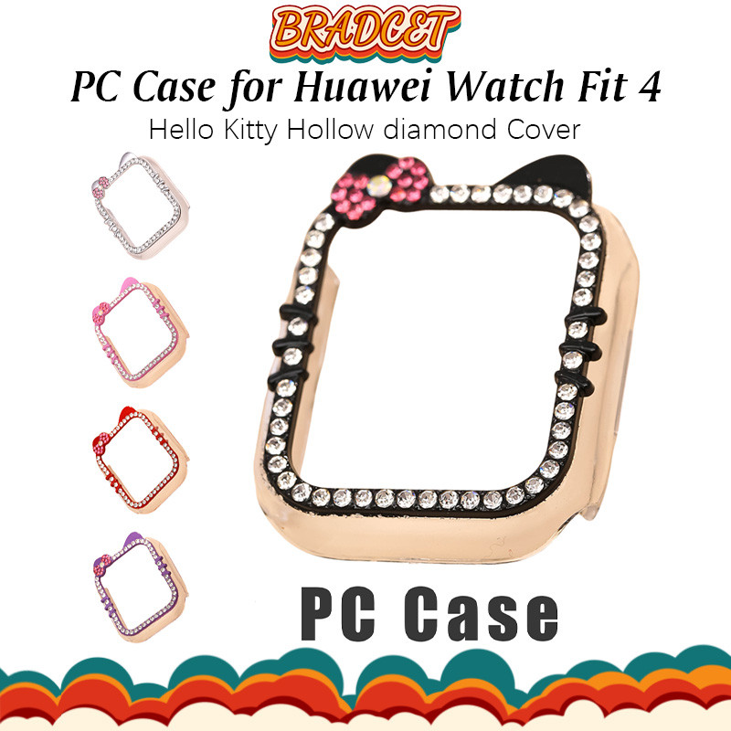 กรณี PC เพชร For HUAWEI Watch Fit 4/ Fit 4 Pro อุปกรณ์ปกป้องหน้าจอ Bling for Smartwatch Huawei Fit 4